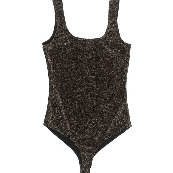 iris Tops - Iris • Gold Sparkle Metallic Tank Body Suit